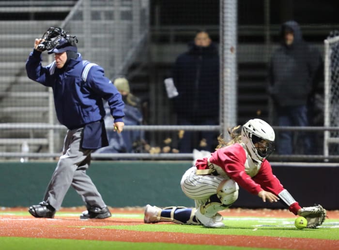 Montgomery Lake Creek Allen Texas softball Allen Tournament 022323 Brian McLean 26